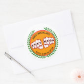 Krav Maga – 敗北はオプションではない ラウンドシール (封筒)