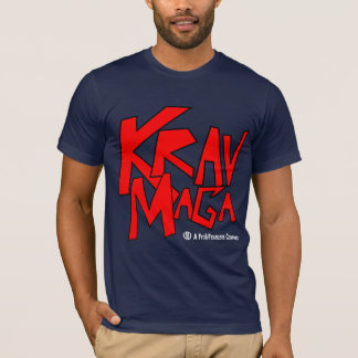 Krav Maga -適合および大胆不敵 Tシャツ
