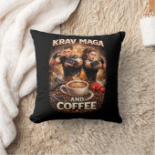 Krav Maga and Coffee クッション (ブランケット)