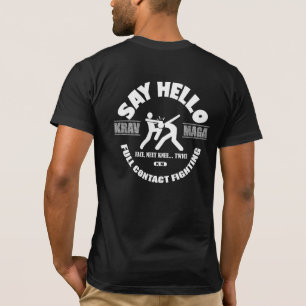 Krav Maga: Mnは挨拶します Tシャツ