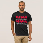 KRAV MAGA shirt, bad things Tシャツ (正面フル)