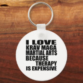 KRAV MAGI LOVE KRAV MAGA武術・アーツ・バイ・タ キーホルダー (正面)