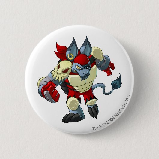 Krawkの島のチーム大尉2 缶バッジ (正面)