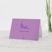 Krazy CrystalKatz Custom Greeting cards カード (裏面)