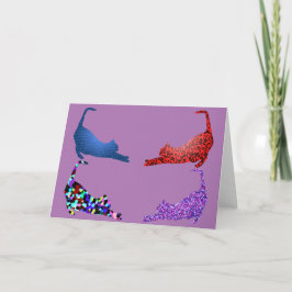 Krazy CrystalKatz Custom Greeting cards カード