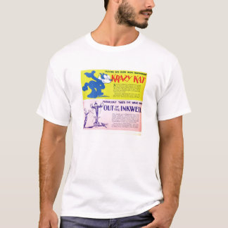 Krazy Kat 1927年の無声映画の展示者の広告 Tシャツ
