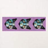 Kreative Katzenkopf Illustration ヨガマット (裏面(横))