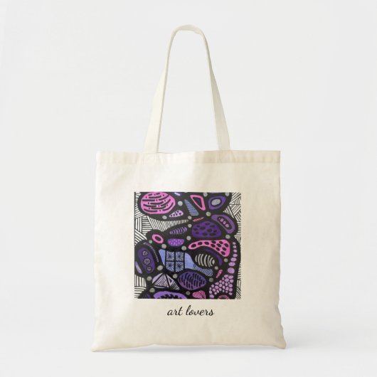 Kreative ZenDoodle-Tasche トートバッグ (正面)