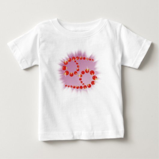 Krebs - Tierkreiszeichen - Sternbild T-Shirt ベビーTシャツ (正面)