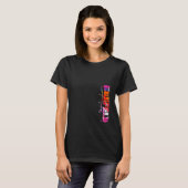 Krefeldレタリングウォーター色Krefeld Tシャツ (正面フル)