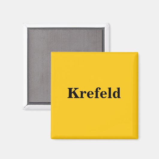 Krefeld Magnet Schild Gold Gleb マグネット (正面/裏面)