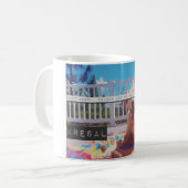 Kresal Doggoの心配のマグ コーヒーマグカップ (正面左)