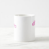 Kresdayの火炎信号の水泳 コーヒーマグカップ (中央)