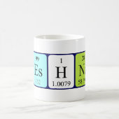 Kreshnik周期表名mug コーヒーマグカップ (中央)