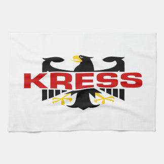 Kressの姓 キッチンタオル