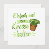 KresseハルテンガートナーガーデニングGif 招待状 (正面/裏面)