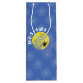 Kreuzspinne im Netz Geschenkstüte ワインギフトバッグ (裏面)