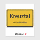 Kreuztal Aufkleber Sticker Autoaufkleber シール (シート)