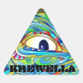 Krewella Illuminatiステッカーパック 三角形シール