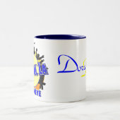 KreyolのLaの禁止のDeyeのマグ ツートーンマグカップ (中央)