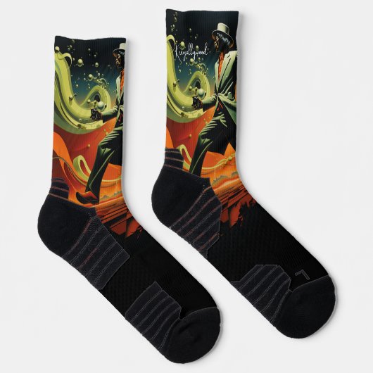 Kreyollywood chaussettes unisexe ソックス (右)