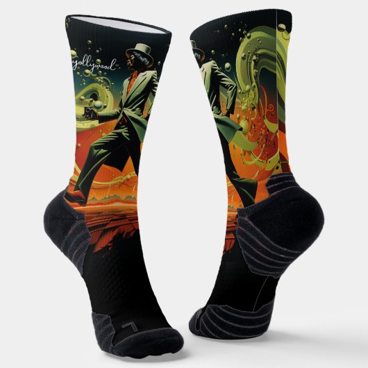 Kreyollywood chaussettes unisexe ソックス (傾斜あり)