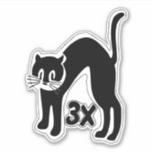 Kriegsmarine U-48エンブレムスクエアステッカー シール (正面)