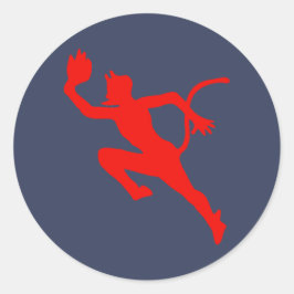 Kriegsmarine U-552エンブレム – 赤い悪魔 ラウンドシール