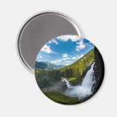 krimml waterfall,オーストリア マグネット (正面/裏面)