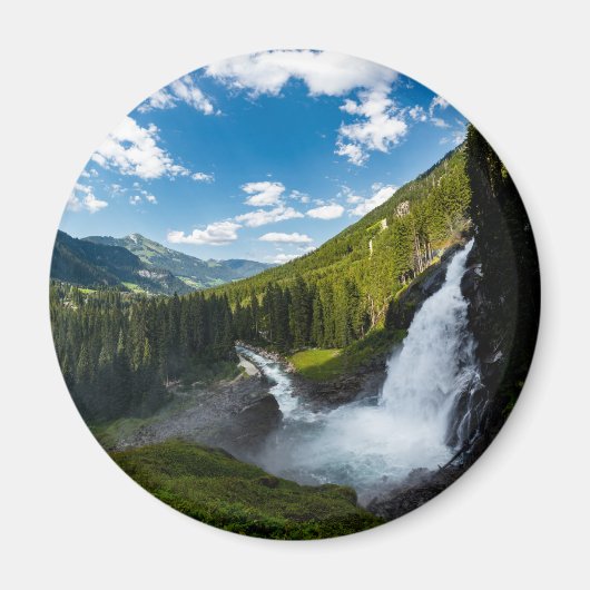 krimml waterfall,オーストリア マグネット (正面)