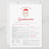 KRIS Christmas Secret Santaアンケートカード シーズンカード (正面)