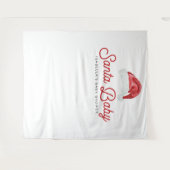 KRIS Cute and Santa Babyモダン Shower写真 タペストリー (正面(横))