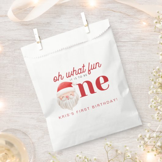 KRIS Oh何おもしろいクリスマス1st誕生日 フェイバーバッグ (クリップ留めされた状態)