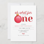 KRIS Oh何のおもしろいが1歳になる 招待状 (正面)