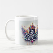 KRISHNAによるカップデザイン名 コーヒーマグカップ (左)