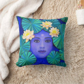 Krishnaのはす枕 クッション (ブランケット)