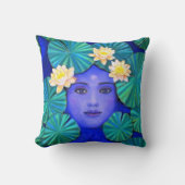 Krishnaのはす枕 クッション (正面)