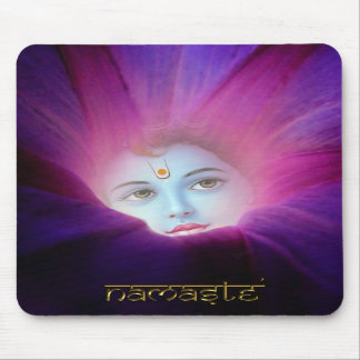 Krishnaの朝顔のマウスパッド マウスパッド