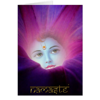 Krishnaの朝顔カード