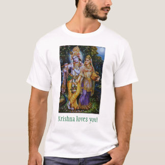 Krishnaは愛します! Tシャツ
