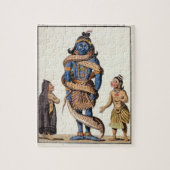 Krishnaは「VoyaからKaliyaの蛇によって、絞りました ジグソーパズル (縦)