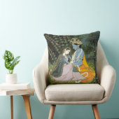 Krishna及びRadhaのカラフルの装飾用クッション クッション (椅子)