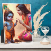 Krishna殿上写真フレーム フォトプラーク (側面)