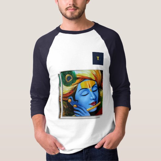 KRISHNA ユニセックス Tシャツ卿 Tシャツ (正面)
