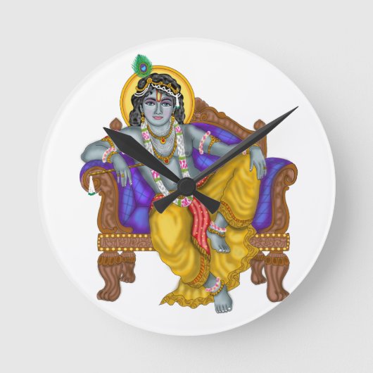 Krishna Clock ラウンド壁時計 (正面)