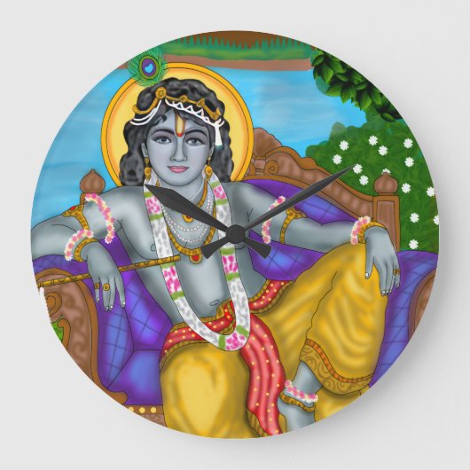 Krishna Clock ラージ壁時計 (正面)
