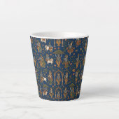 Krishna Pattern カフェラテマグ (正面)