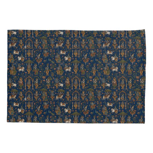 Krishna Pattern 枕カバー (裏面)