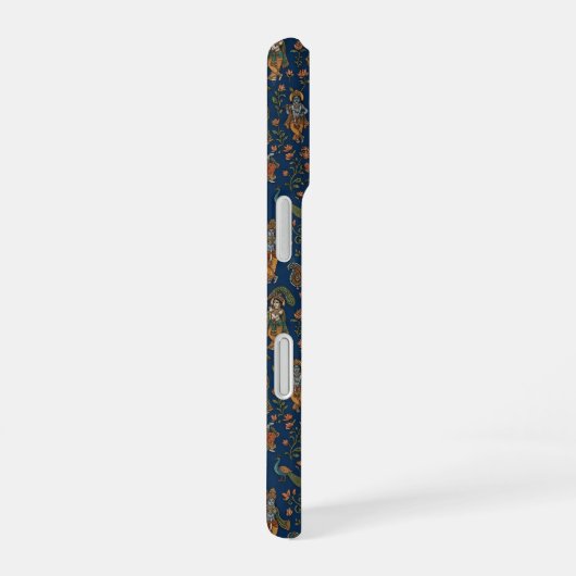 Krishna Pattern iPhone 16ケース (右側面)