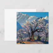 “Krishna - Spring in Kulu” by Nicholas Roerich 招待状 (正面/裏面)